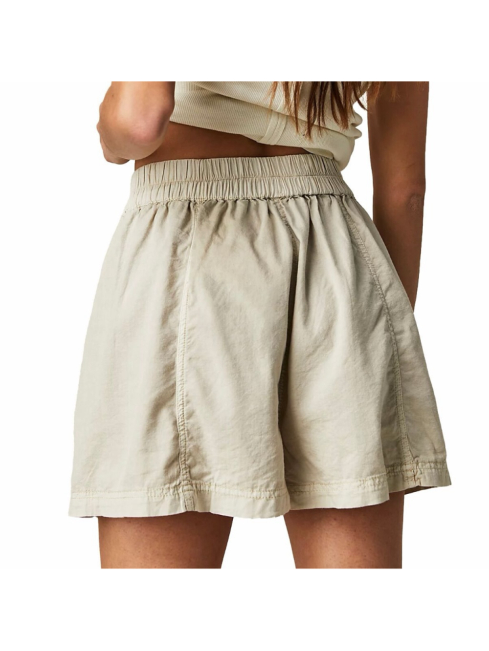 Free People Poplin Pull-On Short sz S - Picture 2 of 8
